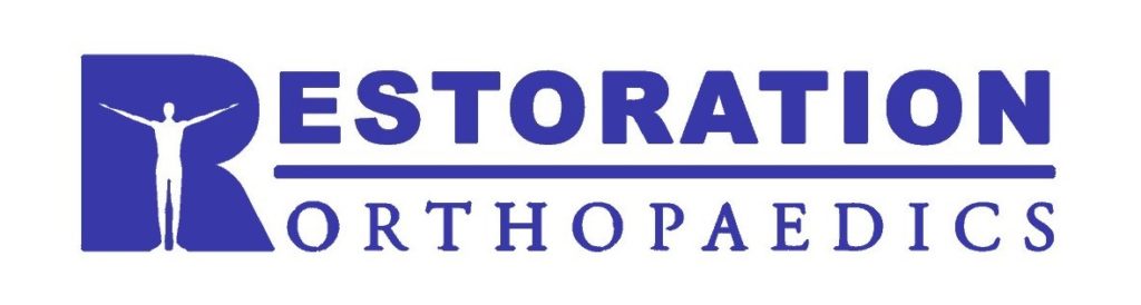 Restoration Orthopaedics Practice Logo Navy Blue